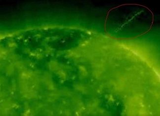 Возле Солнца заметили НЛО, диаметр которого превышает размеры Земли