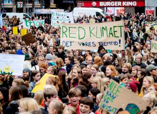 20 тысяч человек присоединились к Грете Тунберг на климатическом протесте в Гамбурге