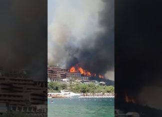 Небо – у вогні, попіл – у готелях: що відбувається на популярних турецьких курортах