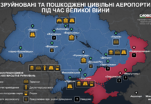 Війна в Україні: які цивільні аеропорти були зруйновані чи пошкоджені під час бойових дій