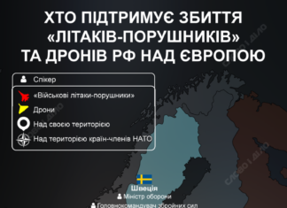Які країни готові збивати ворожі дрони та «літаки-порушники» над Європою