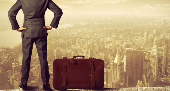 Businessman and success