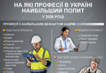 Ринок праці-2026: бракує швачок, водіїв, терапевтів, касирів та барист